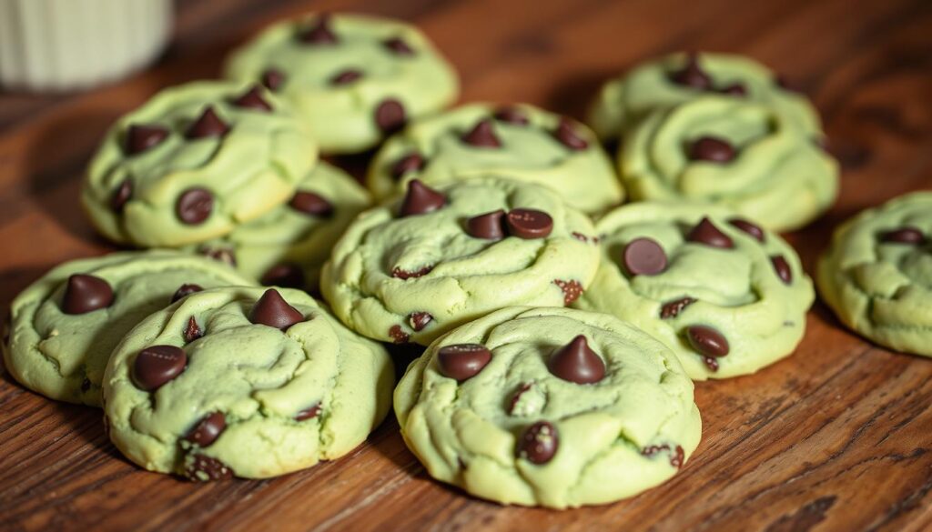 recipe for mint chocolate pudding cookies